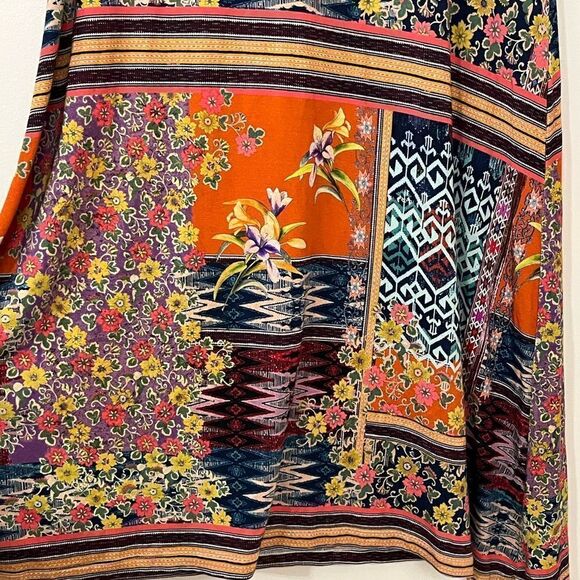Johnny Was Allie Autumn Floral Swing Dress S - Picture 3 of 5